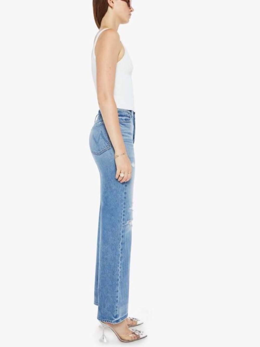 MOTHER The Rambler Sneak TCB Jeans - Picture 3 of 13